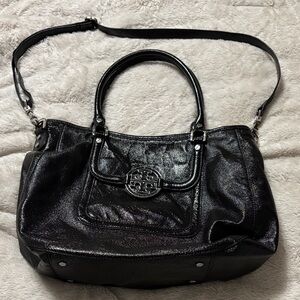 Tory Burch Amanda Black Leather Women's Bag